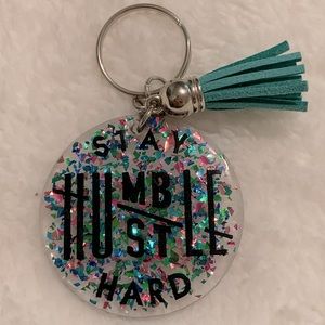 Handmade resin keychain